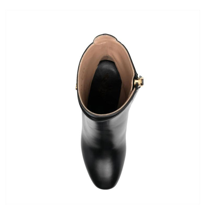 GARET Buckled Block Heel Platform Ankle Boots