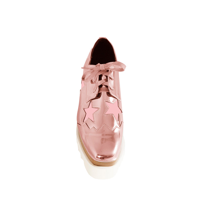 LIBBY Star Lace Up Oxfords Platform Sneakers