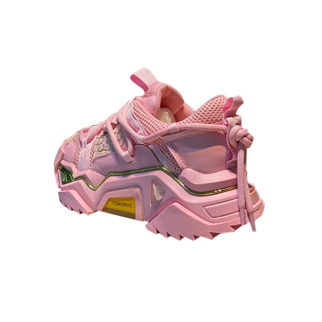 KISIA Lace Up Platform Sneakers - ithelabel.com