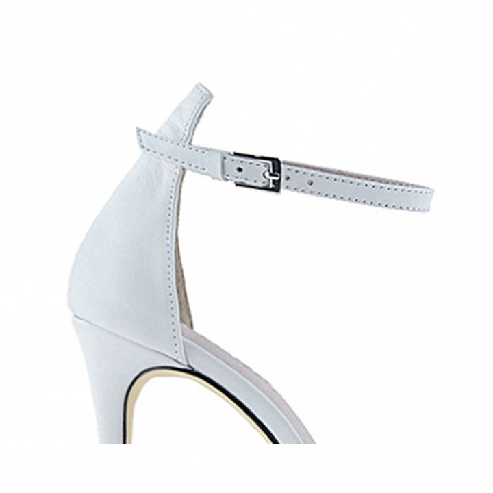KULMA Platform Leather High Heel Sandals - 10cm - ithelabel.com