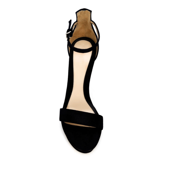 KULMA Platform Suede High Heel Sandals - 12cm - ithelabel.com