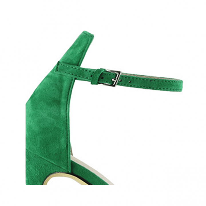 KULMA Platform Suede High Heel Sandals - 10cm - ithelabel.com