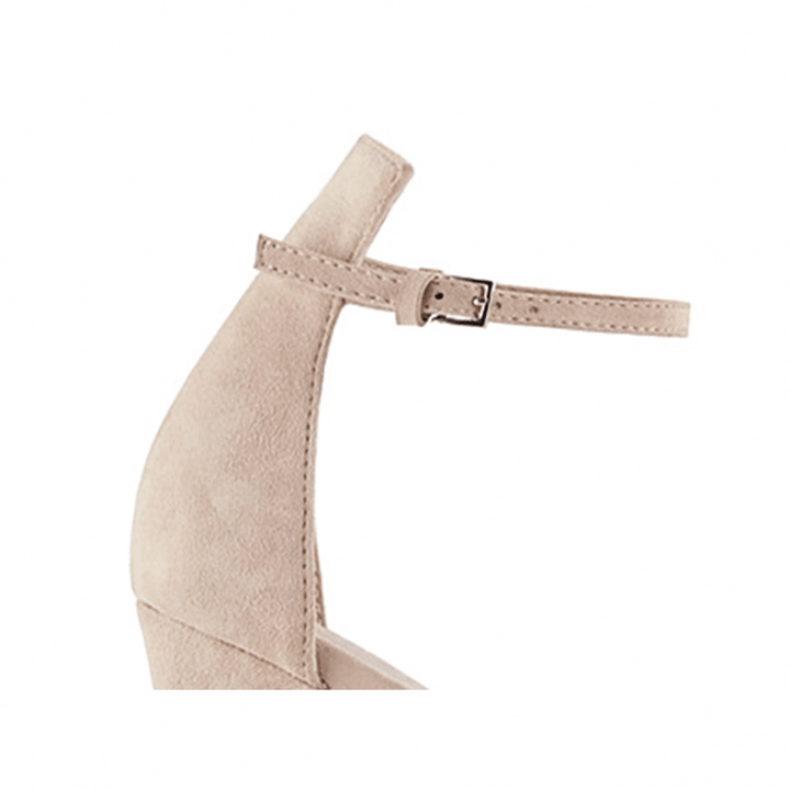 KULMA Platform Suede High Heel Sandals - 10cm - ithelabel.com