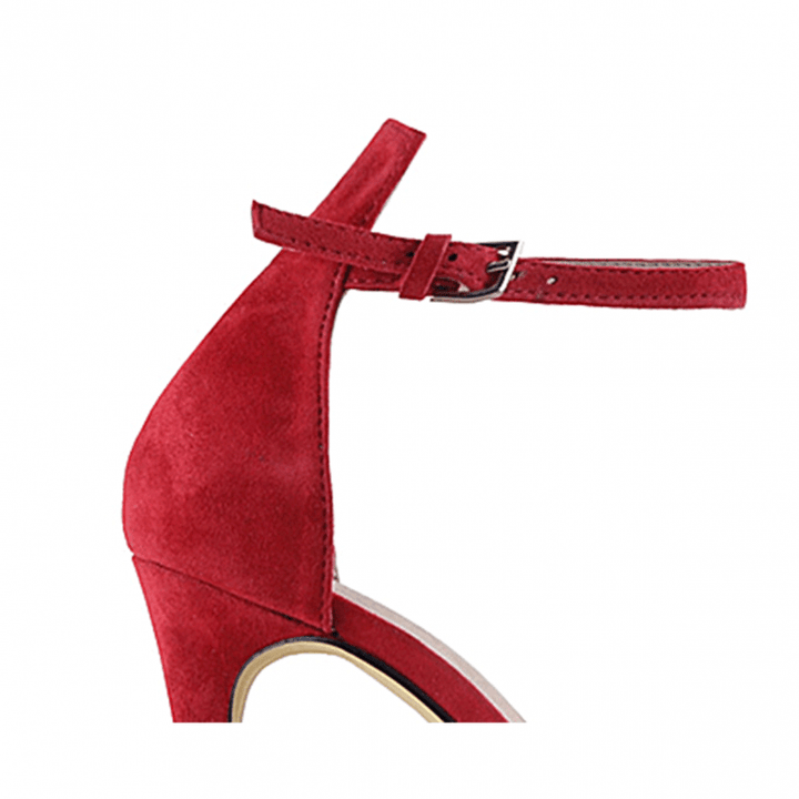 KULMA Platform Suede High Heel Sandals - 10cm - ithelabel.com