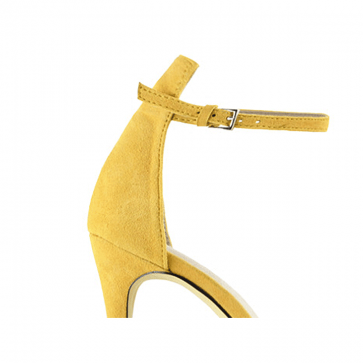 KULMA Platform Suede High Heel Sandals - 10cm - ithelabel.com