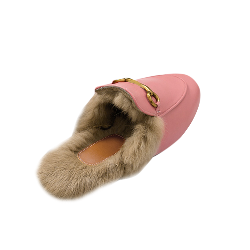 LEURA Basic Flat Scarf Slides Slippers