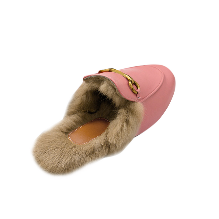 LEURA Basic Flat Scarf Slides Slippers