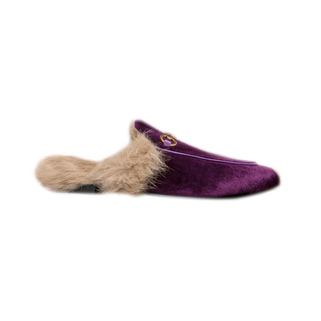 LEURA Basic Flat Scarf Slides Slippers