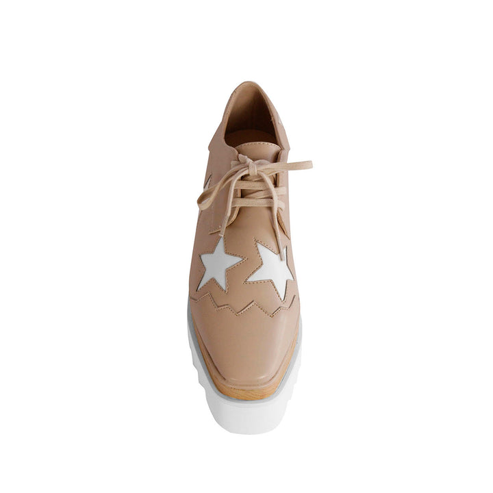 LIBBY Star Lace Up Oxfords Platform Sneakers