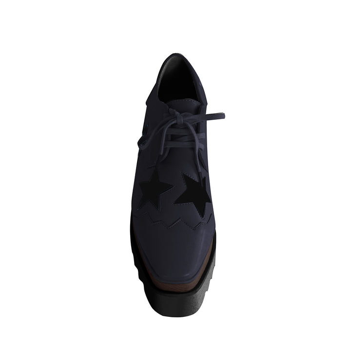 LIBBY Star Lace Up Oxfords Platform Sneakers