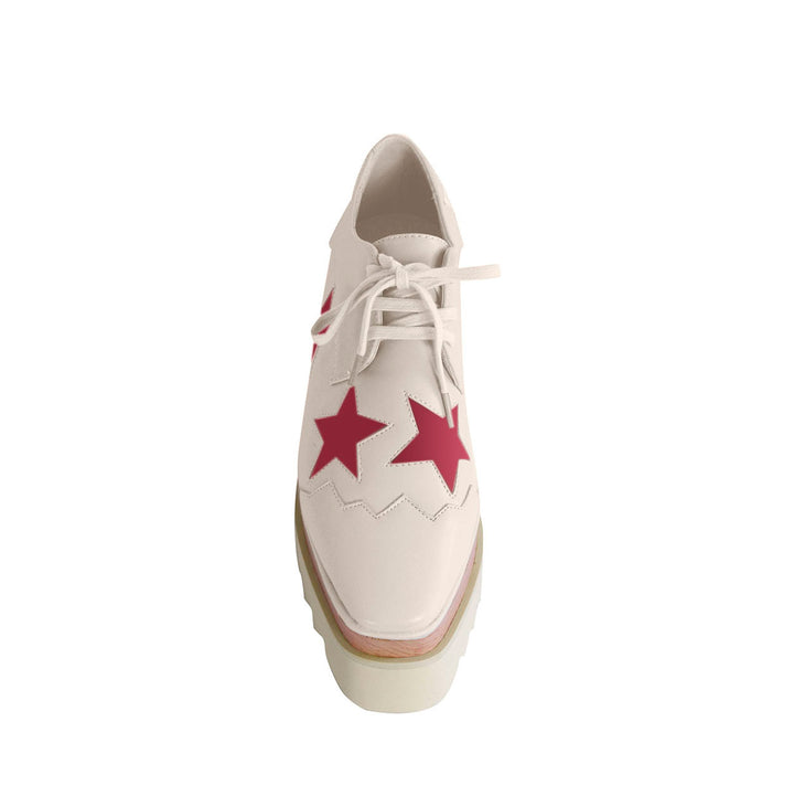 LIBBY Star Lace Up Oxfords Platform Sneakers