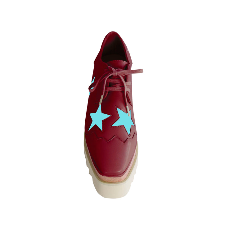 LIBBY Star Lace Up Oxfords Platform Sneakers