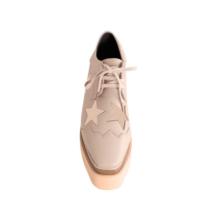 LIBBY Star Lace Up Oxfords Platform Sneakers
