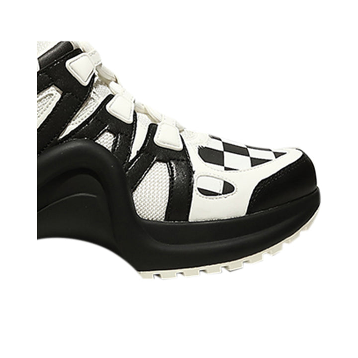 LUKE Bi-Color Spacewalker Platform Sneakers - ithelabel.com