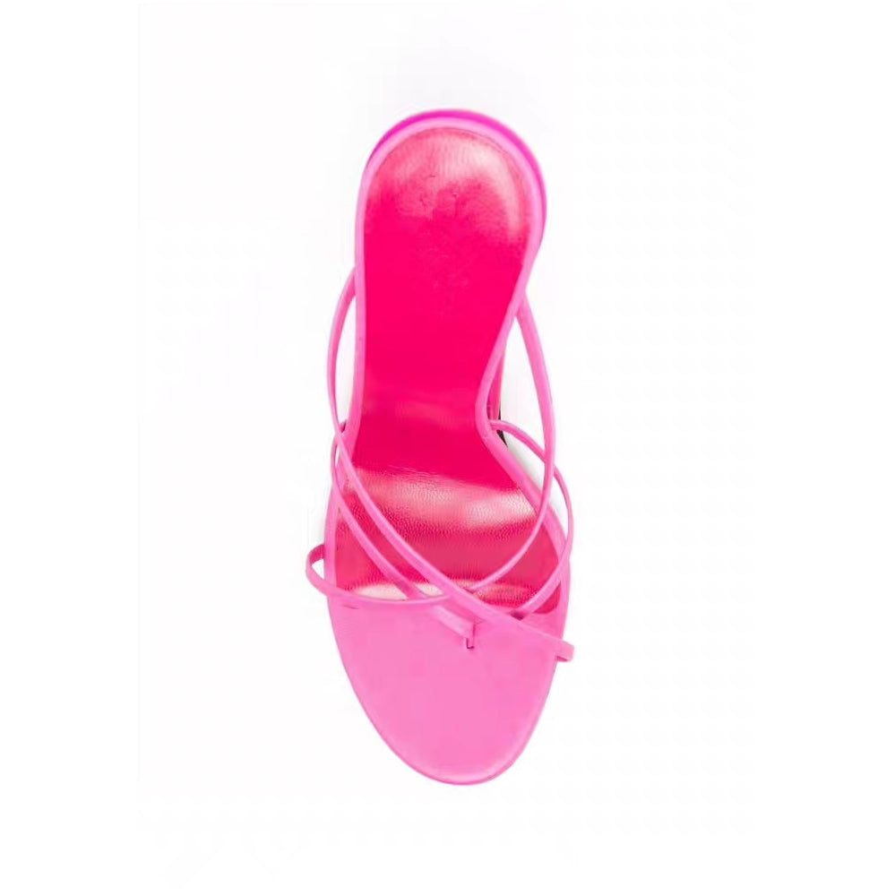 MUIFO Sculptured Wedged Heel Sandals