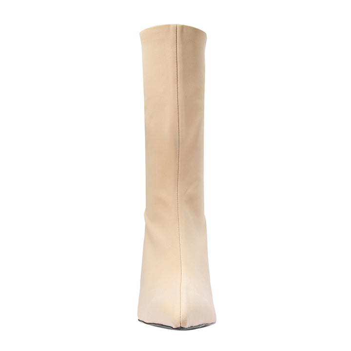NELLE Super Pointed Toe Basic Sock Ankle Boots