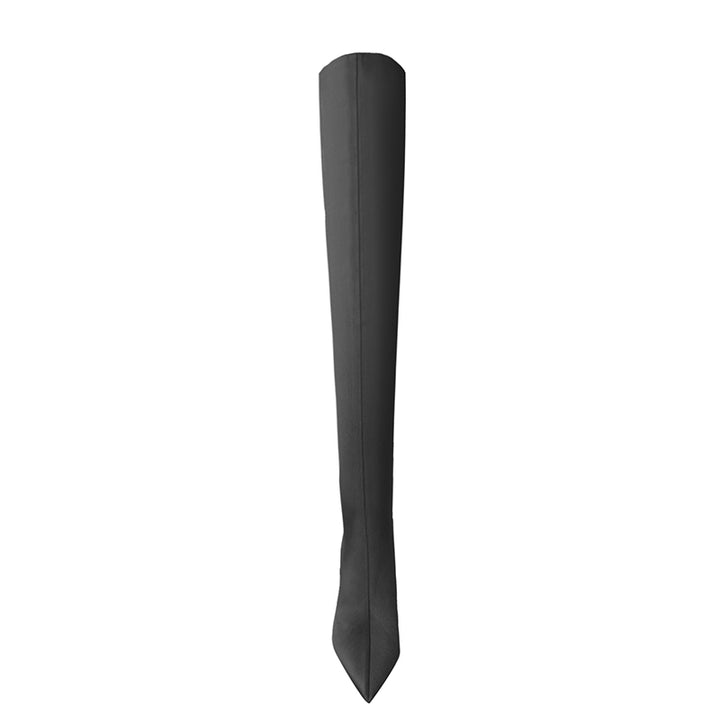 NELLE Super Pointed Toe Basic Over The Knee Sock Boots