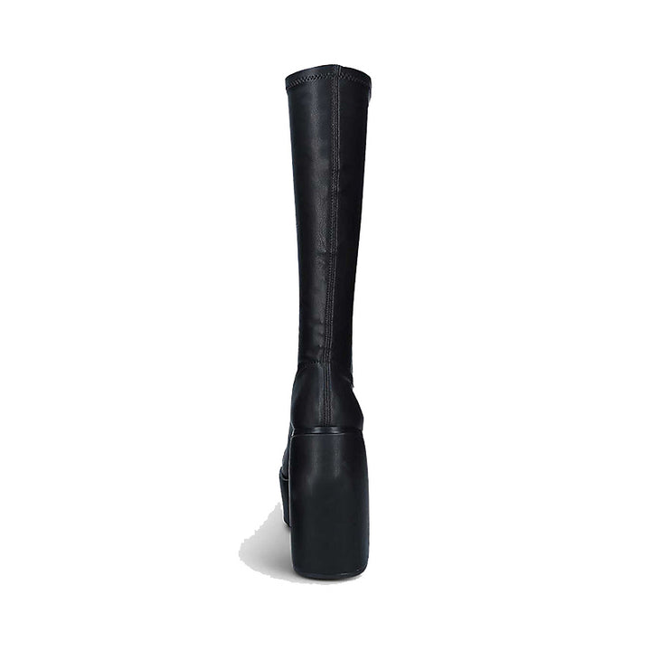 NIELS Block Heel Platform Knee High Boots