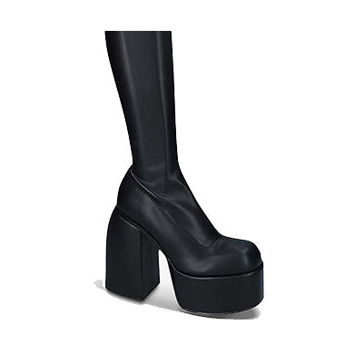 NIELS Block Heel Platform Over The Knee Boots