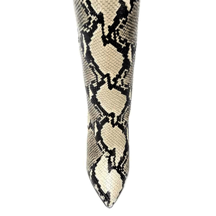 OKANA Printed Leather Knee High Boots - ithelabel.com