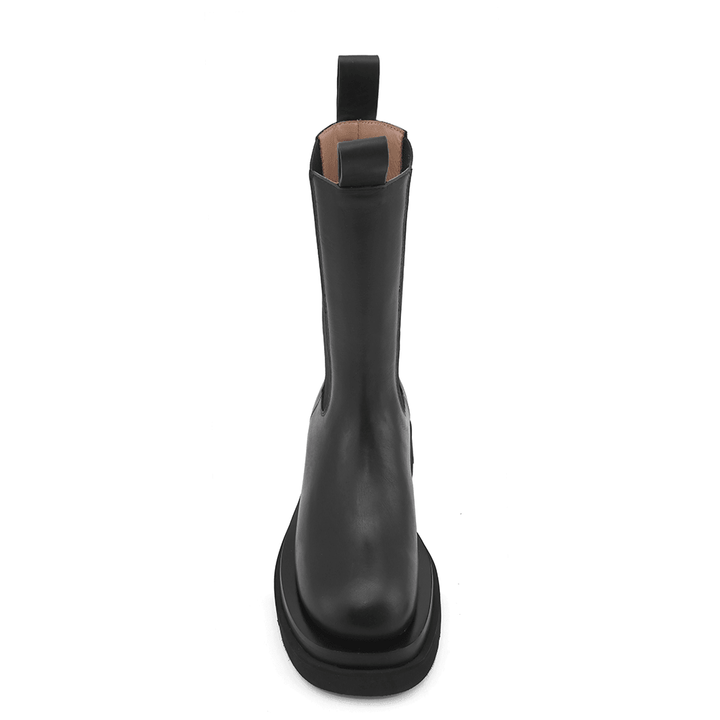 PAULA Basic Leather Ankle Boots - ithelabel.com