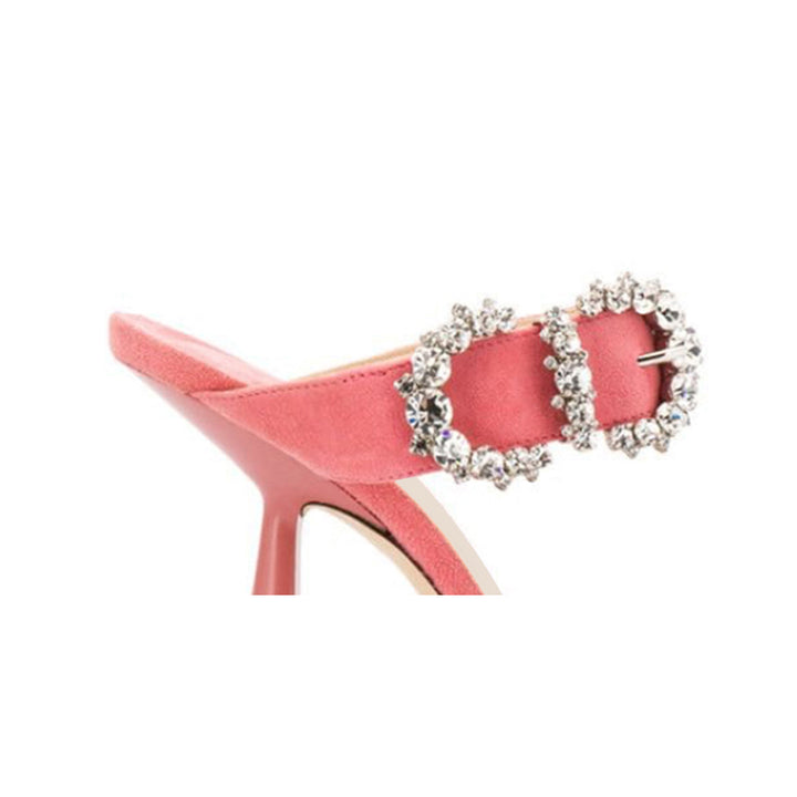 POMCA Diamante Buckled Mules Sandals