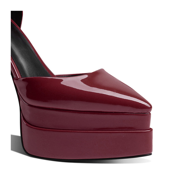 QEIVA Block Heel Platform Sandals