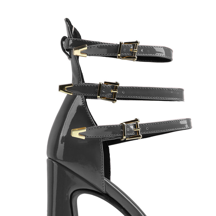 QEIVA Block Heel Platform Sandals