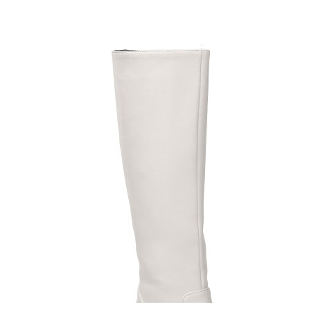 RAFEV Block Heel Platform Knee High Boots