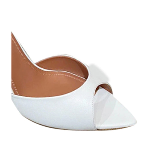 RIYLE Ankle Chain Leather High Heel Sandals - ithelabel.com