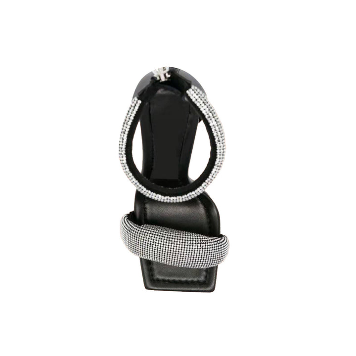 ROCIE Diamante Mid Heel Sandals