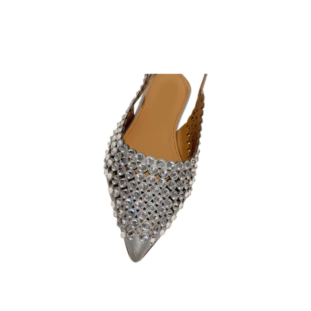 SEIRT Diamante Flat Sandals