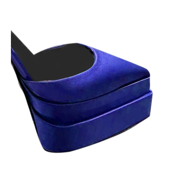 SEUNO Ankle Strap Block Heel Platform Sandals