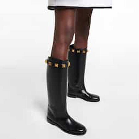 TAKIC Studded Knee High Boots