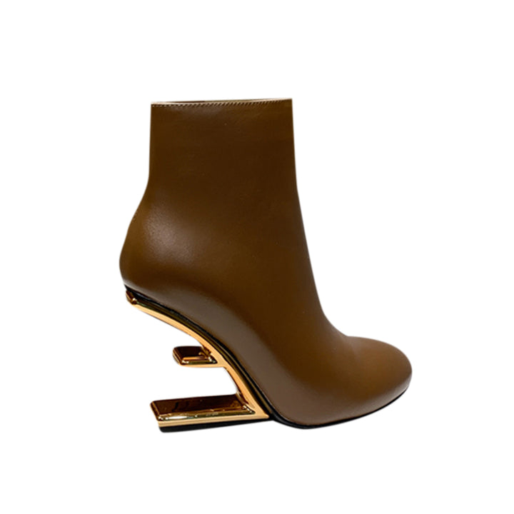 VANUI Sculptured Heel Ankle Boots