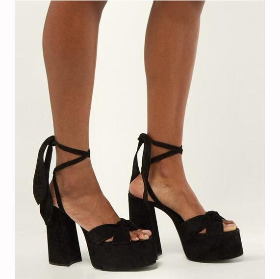 DONIO Block Heel Platform Sandals