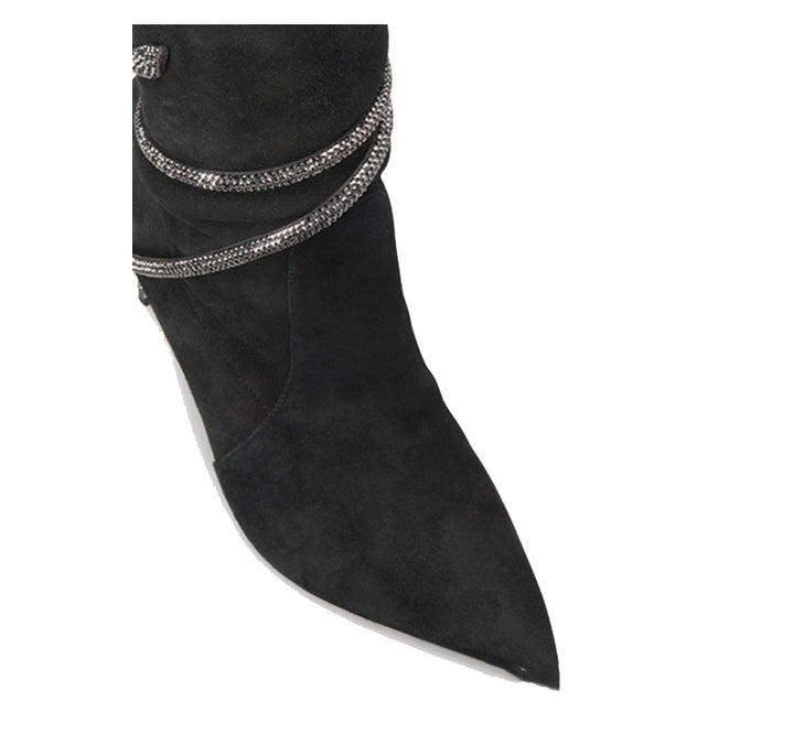 KEFUV Wrap Stiletto Heel Over The Knee Boots