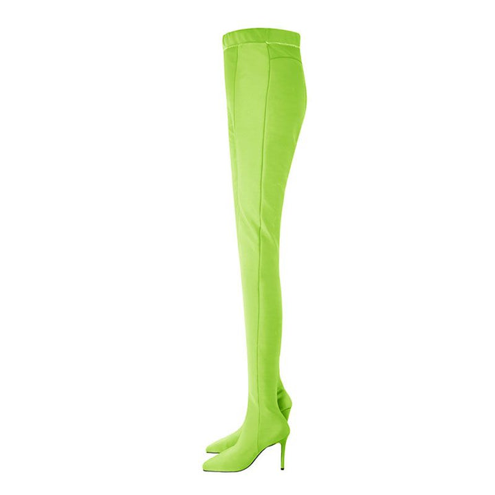 KEROL Pointed Toe High Heel Boots