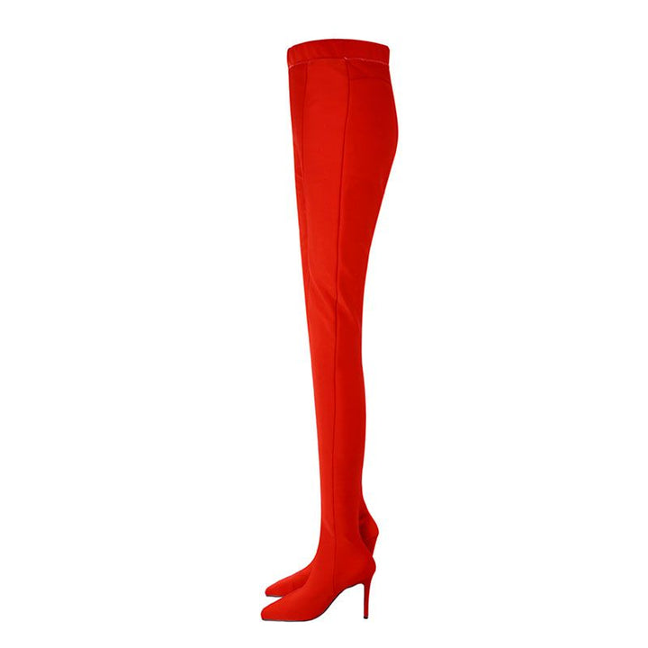 KEROL Pointed Toe High Heel Boots