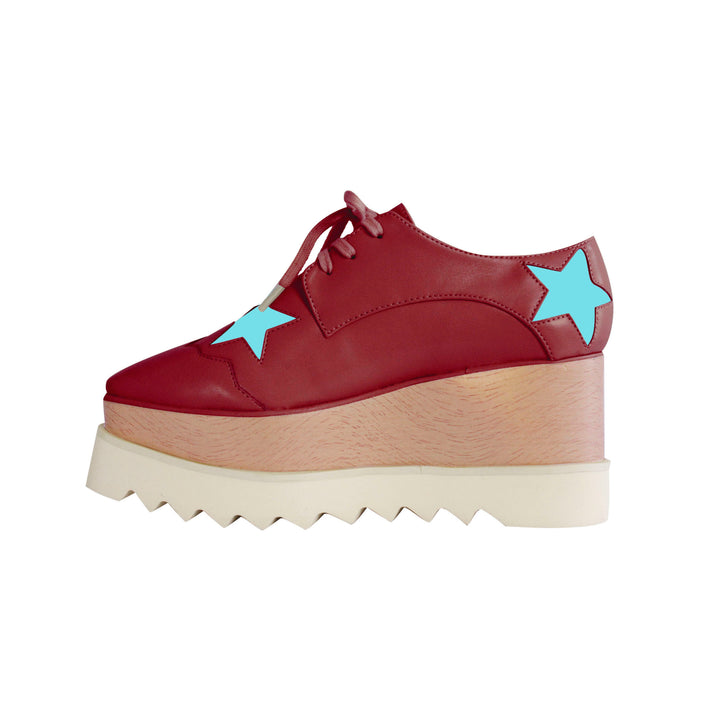 LIBBY Star Lace Up Oxfords Platform Sneakers