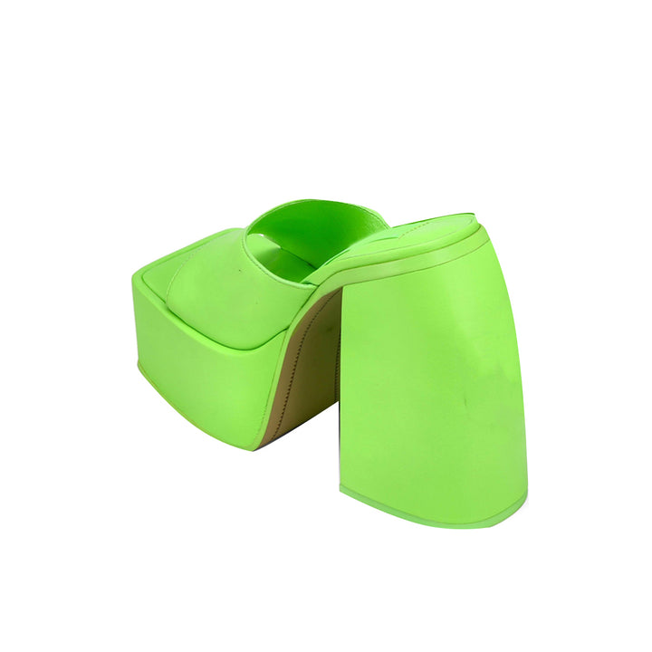MOCRE Block Heel Platform Mules Sandals
