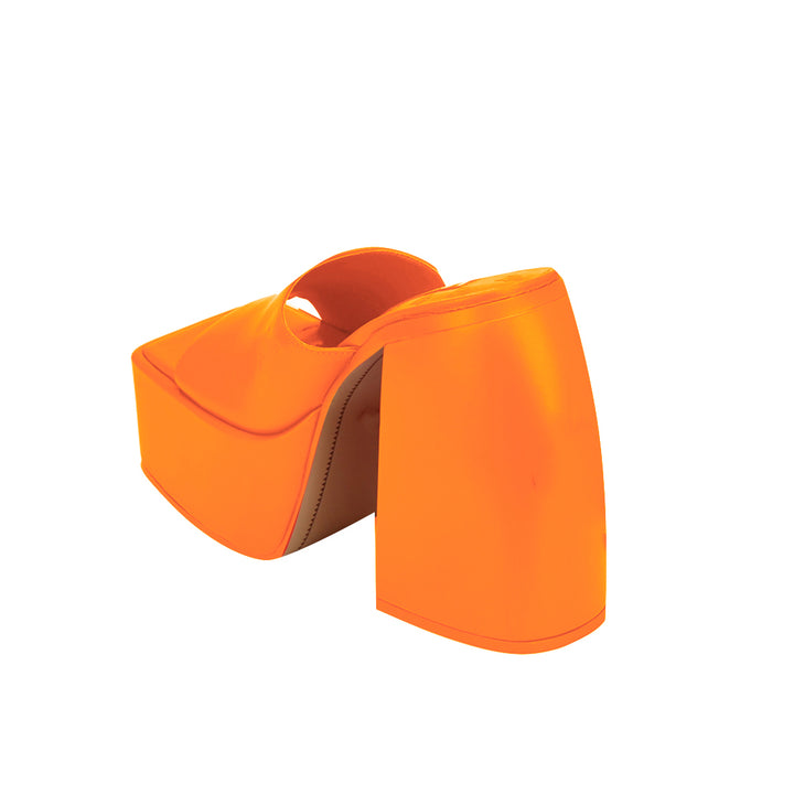 MOCRE Block Heel Platform Mules Sandals