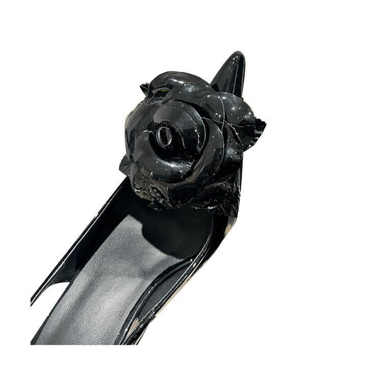 MUIWA Flower Embellished High Heel Sandals