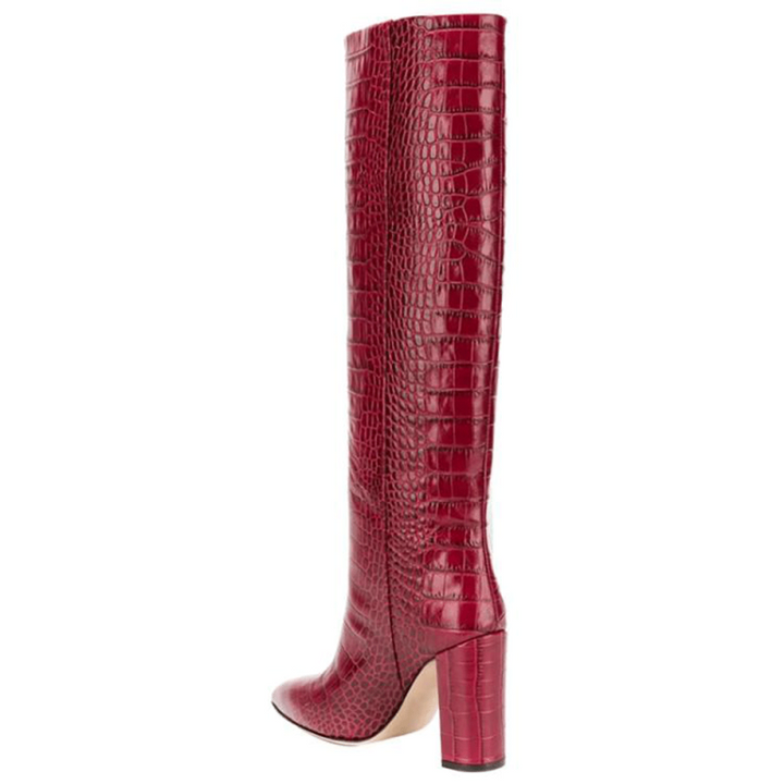 OKANA Leather Knee High Boots - ithelabel.com