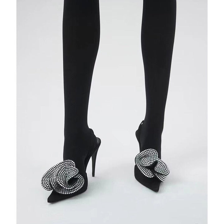 PELIM Diamante High Heel Sandals