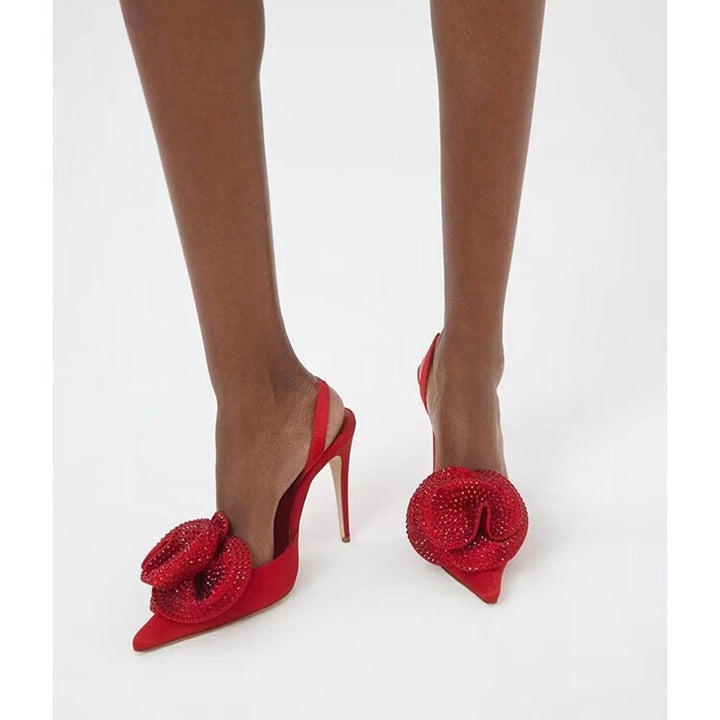 PELIM Diamante High Heel Sandals