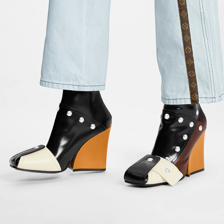 RAFOU Leather Ankle Boots