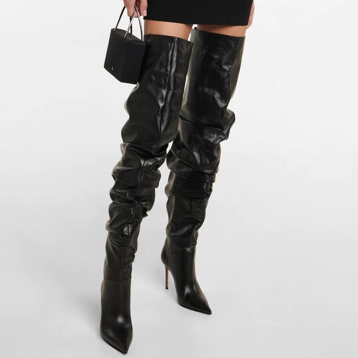RUKIB Stiletto High Heel Over The Knee Boots
