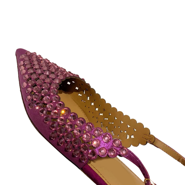 SEIRT Diamante Flat Sandals