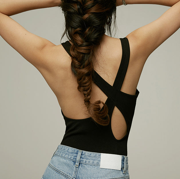 TIANE Backless Bodysuit